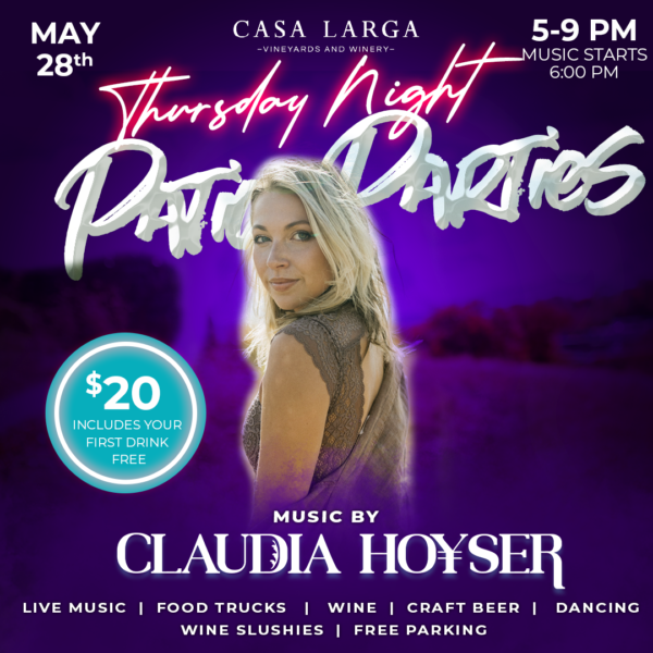 Patio Party - Claudia Hoyser | May 28, 2026