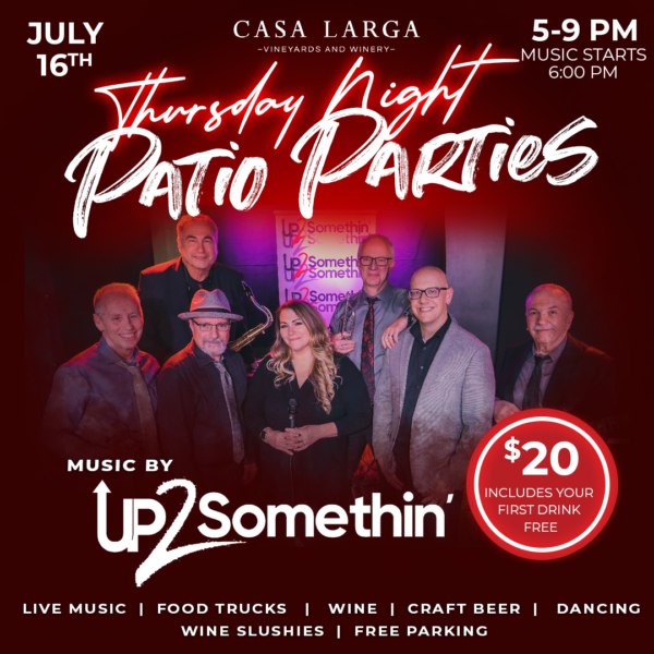 Patio Party - Up2somethin' | July 16, 2026