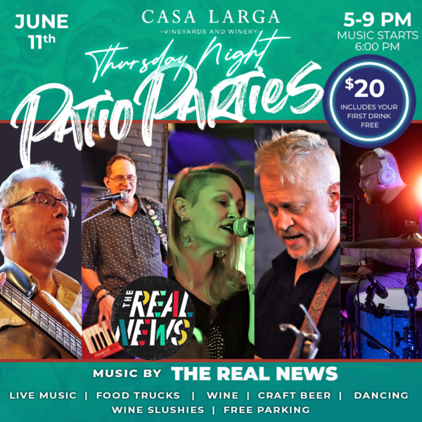 Patio Party - The Real News Band | June 11, 2026
