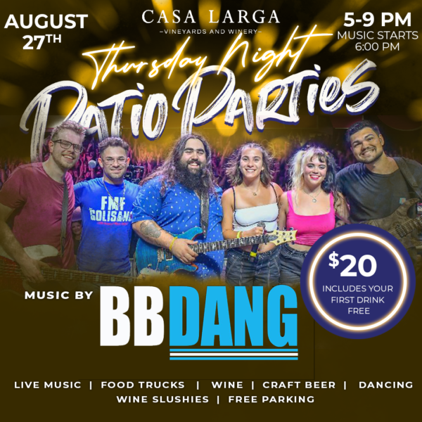 Patio Party - BB Dang | August 27, 2026