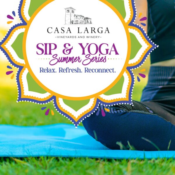 Sip & Yoga - July 29, 2026, 11AM - 12PM
